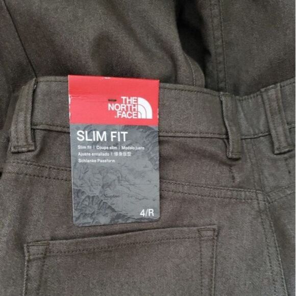 NWT The North Face Slim Fit Tungsted Jeans New Taupe Green - Picture 10 of 10